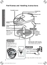 Preview for 8 page of Panasonic NC-BG3000 Operating Instructions Manual