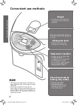 Preview for 12 page of Panasonic NC-BG3000 Operating Instructions Manual