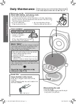 Preview for 14 page of Panasonic NC-BG3000 Operating Instructions Manual