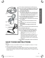 Preview for 5 page of Panasonic NC-DG3000 Operating Instructions Manual