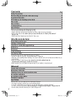 Preview for 2 page of Panasonic NC-DK1 Operating Instructions Manual