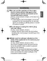 Preview for 5 page of Panasonic NC-DK1 Operating Instructions Manual