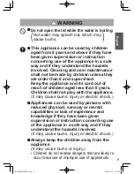 Preview for 9 page of Panasonic NC-DK1 Operating Instructions Manual