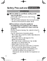 Preview for 10 page of Panasonic NC-DK1 Operating Instructions Manual