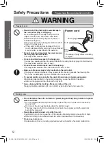 Preview for 12 page of Panasonic NC-EG3000 Operating Instructions Manual