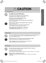 Предварительный просмотр 13 страницы Panasonic NC-EG3000 Operating Instructions Manual