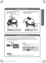 Предварительный просмотр 15 страницы Panasonic NC-EG3000 Operating Instructions Manual