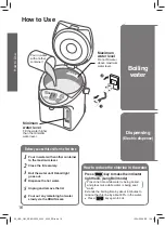 Предварительный просмотр 16 страницы Panasonic NC-EG3000 Operating Instructions Manual