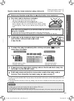 Предварительный просмотр 21 страницы Panasonic NC-EG3000 Operating Instructions Manual