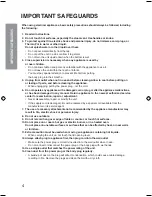 Предварительный просмотр 4 страницы Panasonic NC-EH22P Operating Instructions Manual