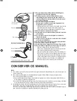 Предварительный просмотр 9 страницы Panasonic NC-EH22P Operating Instructions Manual