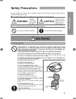 Предварительный просмотр 11 страницы Panasonic NC-EH22P Operating Instructions Manual