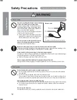 Предварительный просмотр 12 страницы Panasonic NC-EH22P Operating Instructions Manual