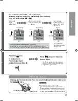 Предварительный просмотр 17 страницы Panasonic NC-EH22P Operating Instructions Manual