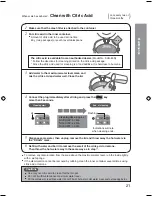 Предварительный просмотр 21 страницы Panasonic NC-EH22P Operating Instructions Manual