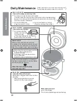 Preview for 20 page of Panasonic NC-EH22PC Operating Instructions Manual