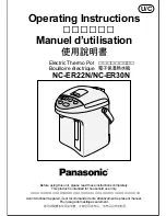 Preview for 1 page of Panasonic NC-ER22N Operating Instructions Manual
