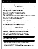 Preview for 14 page of Panasonic NC-ER22N Operating Instructions Manual