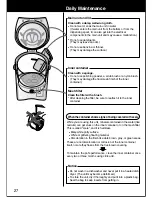 Preview for 30 page of Panasonic NC-ER22N Operating Instructions Manual