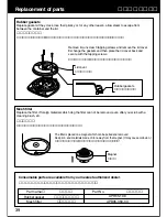 Preview for 42 page of Panasonic NC-ER22N Operating Instructions Manual