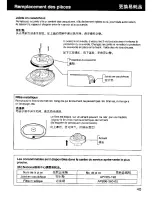 Предварительный просмотр 43 страницы Panasonic NC-ER30NW Operating  (English Operating Instructions Manual