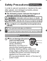 Preview for 4 page of Panasonic NC-GK1 Operating Instructions Manual