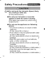 Preview for 12 page of Panasonic NC-GK1 Operating Instructions Manual