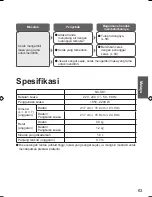 Preview for 63 page of Panasonic NC-GK1 Operating Instructions Manual