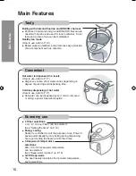 Предварительный просмотр 10 страницы Panasonic NC-HU301P Operating Instructions Manual