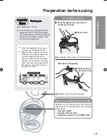 Предварительный просмотр 15 страницы Panasonic NC-HU301P Operating Instructions Manual