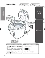 Предварительный просмотр 16 страницы Panasonic NC-HU301P Operating Instructions Manual