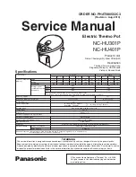 Preview for 1 page of Panasonic NC-HU301P Service Manual