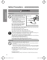 Предварительный просмотр 6 страницы Panasonic NC-HU401P Operating Instructions Manual