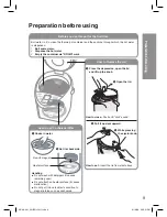 Предварительный просмотр 9 страницы Panasonic NC-HU401P Operating Instructions Manual