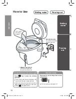 Предварительный просмотр 10 страницы Panasonic NC-HU401P Operating Instructions Manual