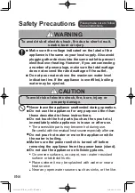 Preview for 6 page of Panasonic NC-K101 Operating Instructions Manual