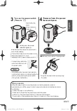 Предварительный просмотр 11 страницы Panasonic NC-K101 Operating Instructions Manual