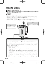 Предварительный просмотр 12 страницы Panasonic NC-K101 Operating Instructions Manual