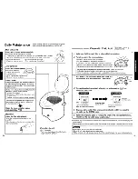 Preview for 8 page of Panasonic NC-PF3OPV Operating Instructions Manual