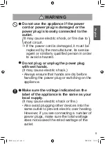 Предварительный просмотр 6 страницы Panasonic NC-SK1 Operating Instructions Manual