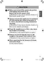 Preview for 14 page of Panasonic NC-SK1 Operating Instructions Manual