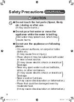 Preview for 13 page of Panasonic NC-SK1BSK Operating Instructions Manual