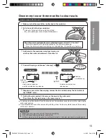 Предварительный просмотр 15 страницы Panasonic NC-SU403P Operating Instructions Manual