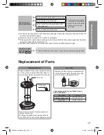 Предварительный просмотр 17 страницы Panasonic NC-SU403P Operating Instructions Manual