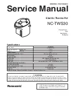 Предварительный просмотр 1 страницы Panasonic NC-TWS30 Service Manual