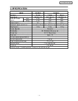 Предварительный просмотр 4 страницы Panasonic NC-TXF22 Service Manual