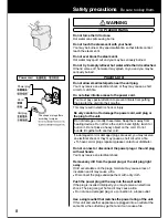 Предварительный просмотр 8 страницы Panasonic NCJD40C Operating Instructions Manual