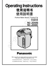 Panasonic NCJD40N Operating Instructions Manual предпросмотр