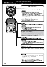 Preview for 24 page of Panasonic NCJD40N Operating Instructions Manual