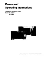 Preview for 1 page of Panasonic NE-1024 Operating Instructions Manual